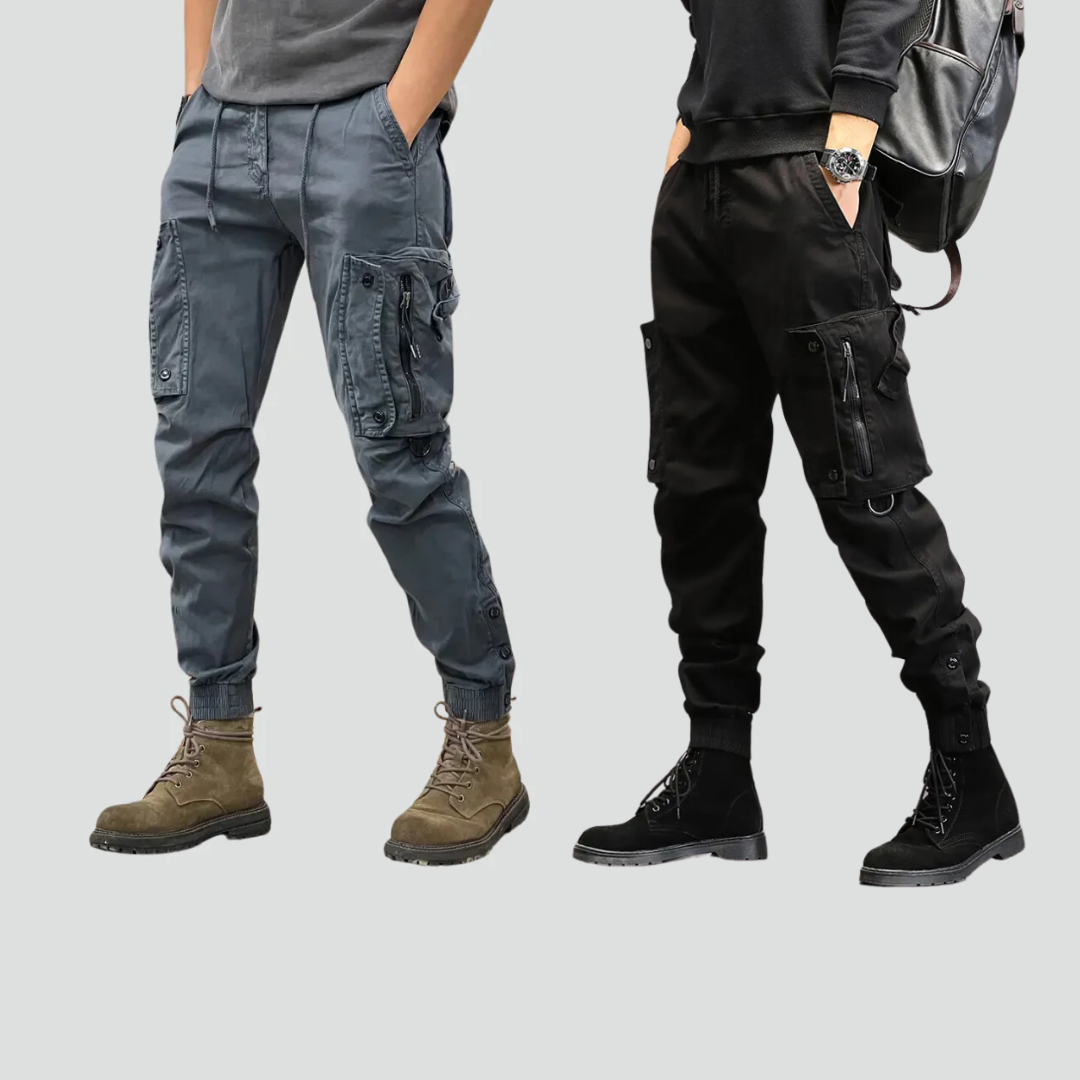 Calça Urban Tactical - (Preta e Cinza Chumbo) GG 46 ao 48