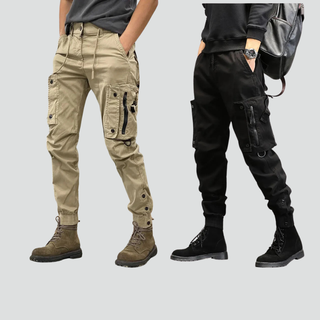 Calça Urban Tactical - (Preta e Bege) G 42 ao 44