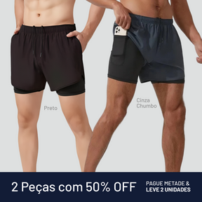 Shorts Running Dry-Fit (Compre 1, Leve 2)