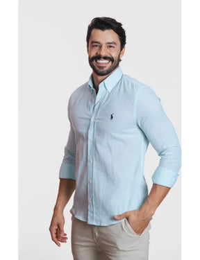 Kit 2 Camisas RL Manga Longa em Linho [ÚLTIMAS UNIDADES PELA METADE DO PREÇO]